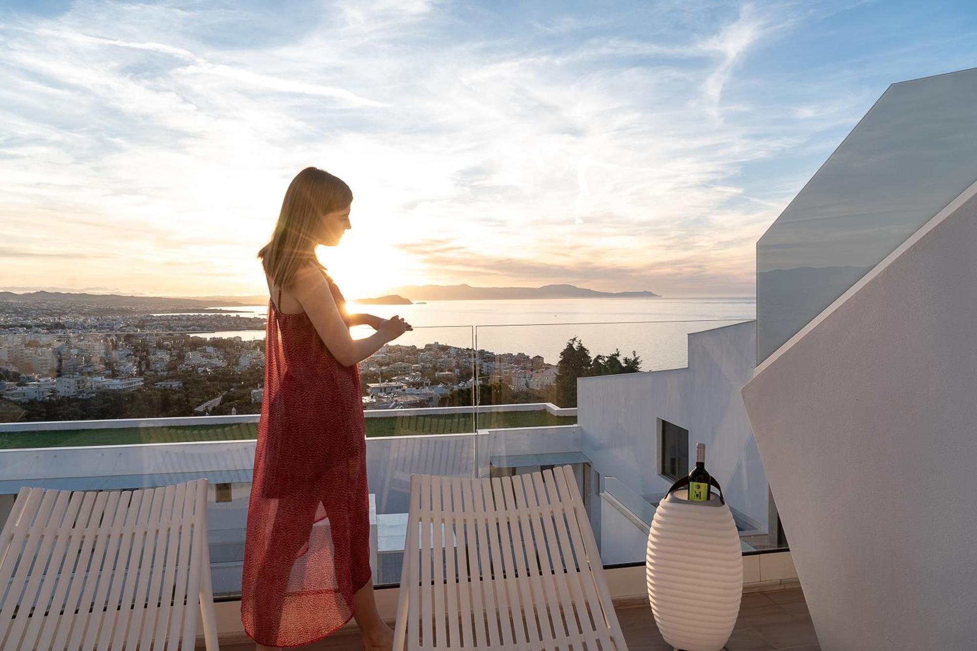 Lagon Life Spirit Boutique Hotel - Adults Only Chania  Luaran gambar The view from the hotel
