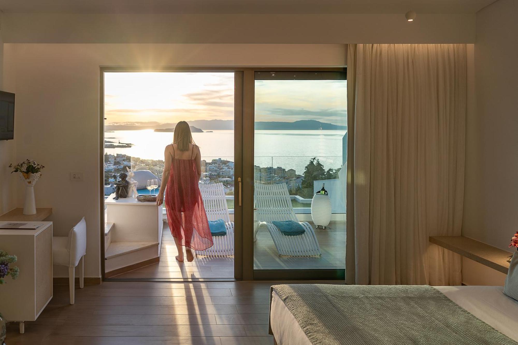 Lagon Life Spirit Boutique Hotel - Adults Only Chania  Luaran gambar A room at the hotel